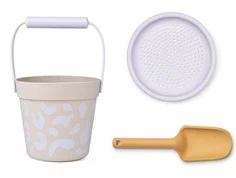 Liewood leo misty lilac strandsæt Elmo silikone (3-pack)